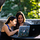 Students on UCSC campus